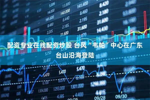 配资专业在线配资炒股 台风“韦帕”中心在广东台山沿海登陆